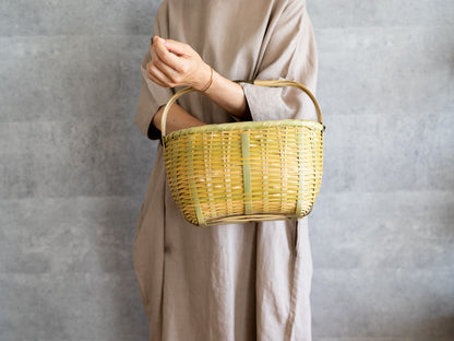 Hand Basket C / Madake Bamboo / Oita-JPN 220695-1