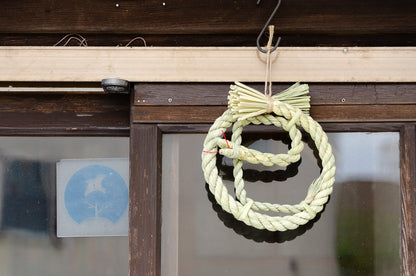 [Pre-Order]Shimekazari "巳(snake)" wreath / Rice straw / Nagano-JPN 721044-1