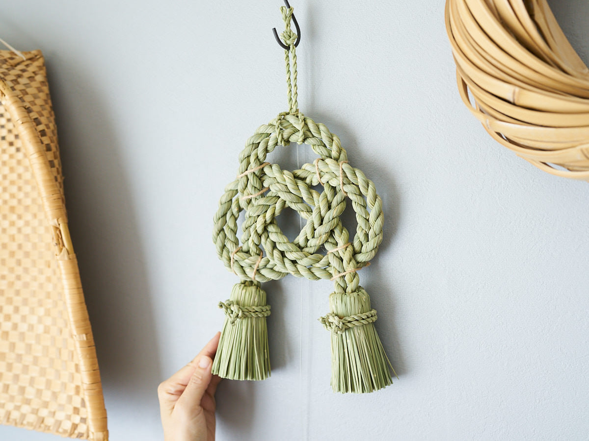 [Pre-order]Shimekazari "Celebration Knot" / Rice straw / Nagano-JPN 721062-1