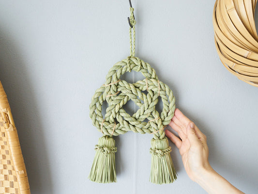 [Pre-order]Shimekazari "Celebration Knot" / Rice straw / Nagano-JPN 721062-1