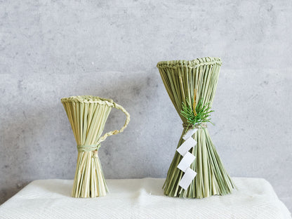 [Pre-order]Shimekazari "Offering Cup" – Mini & Small / Rice straw / Nagano-JPN 721063