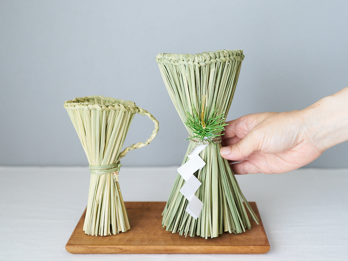 [Pre-order]Shimekazari "Offering Cup" – Mini & Small / Rice straw / Nagano-JPN 721063