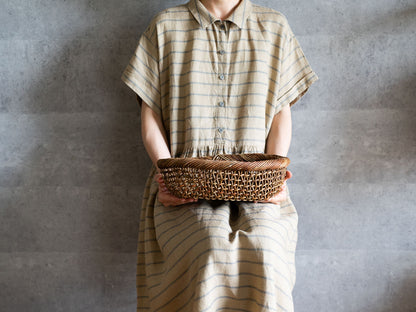 Oval basket XS, S, M, L ,XL / Brown Akebi vine / Nagano-JPN 311226