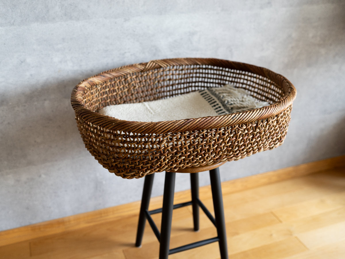 Oval basket XS, S, M, L ,XL / Brown Akebi vine / Nagano-JPN 311226