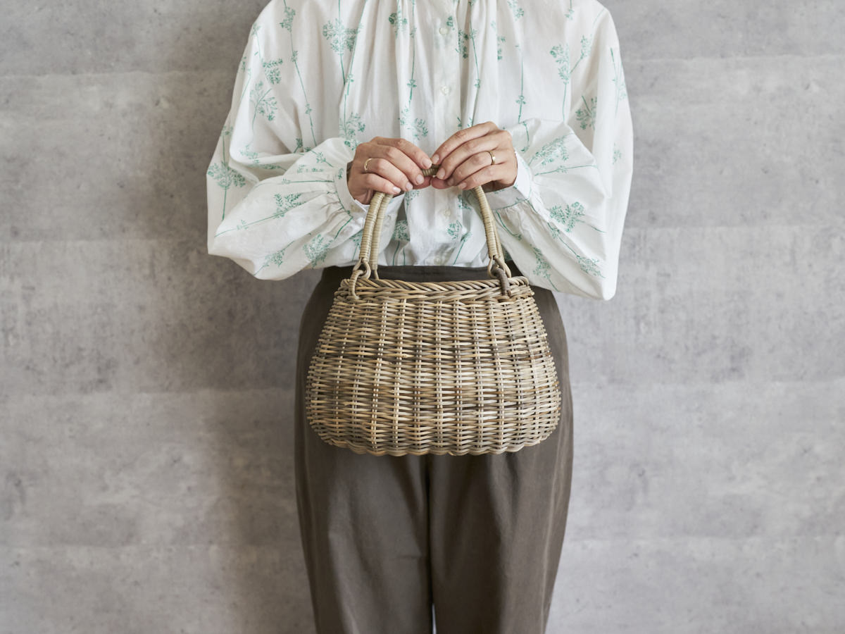 長野県/むきあけび　手提げ　コロコロ　311247-1