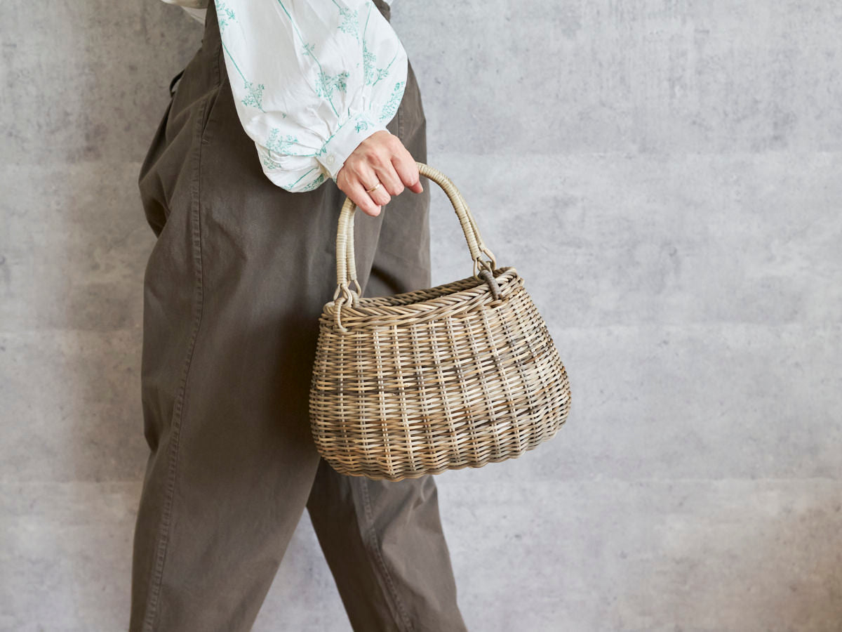 長野県/むきあけび　手提げ　コロコロ　311247-1