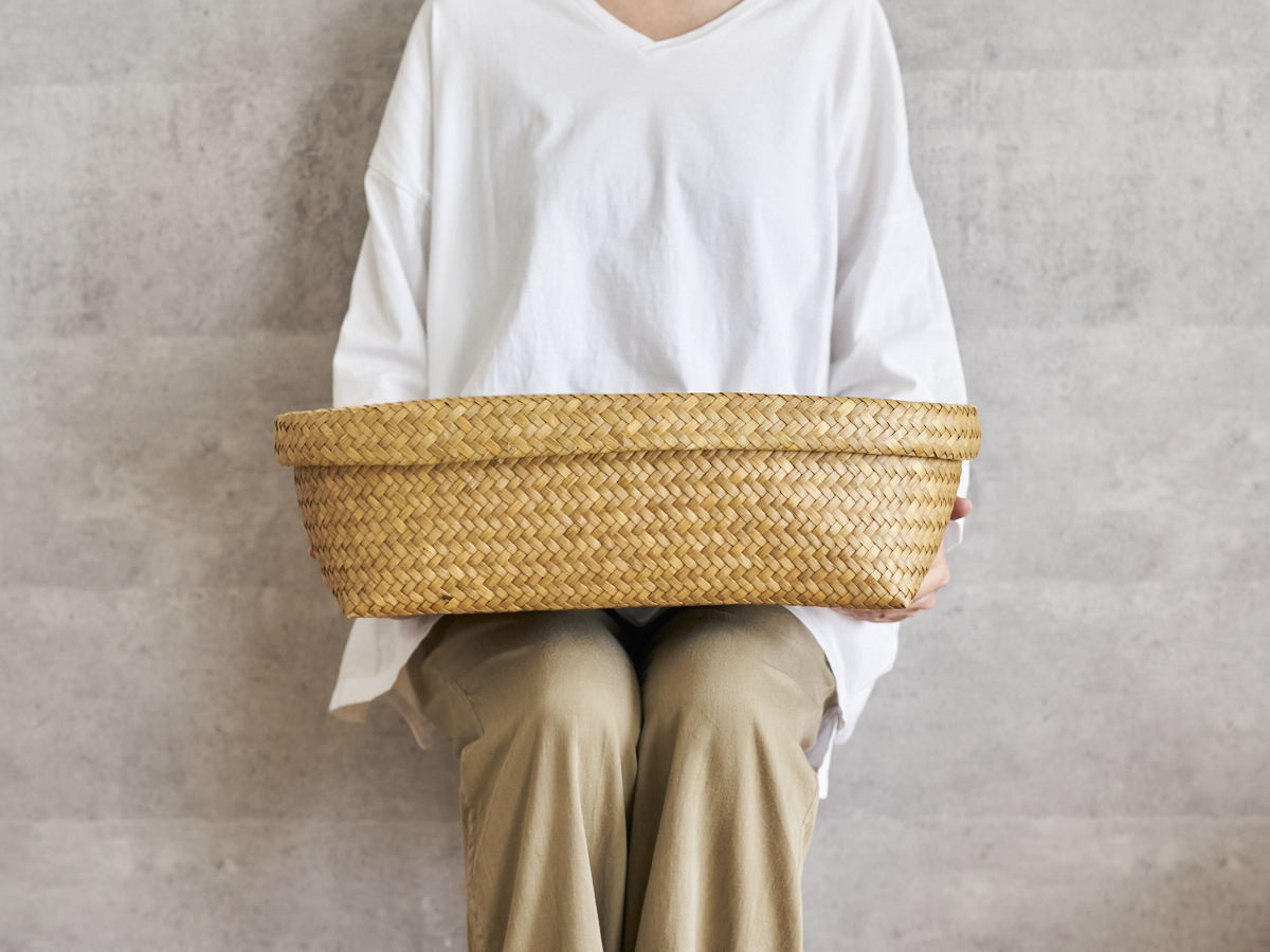 Oval Organizing Basket / Krajood Grass / THA 3115110