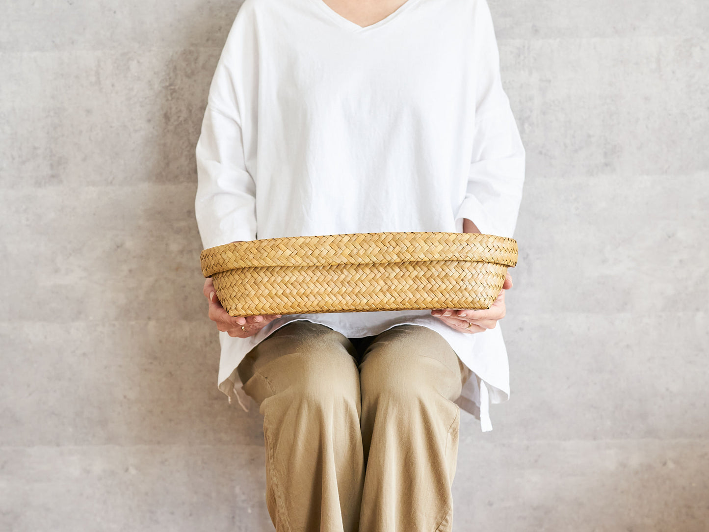 Oval Organizing Basket / Krajood Grass / THA 3115110