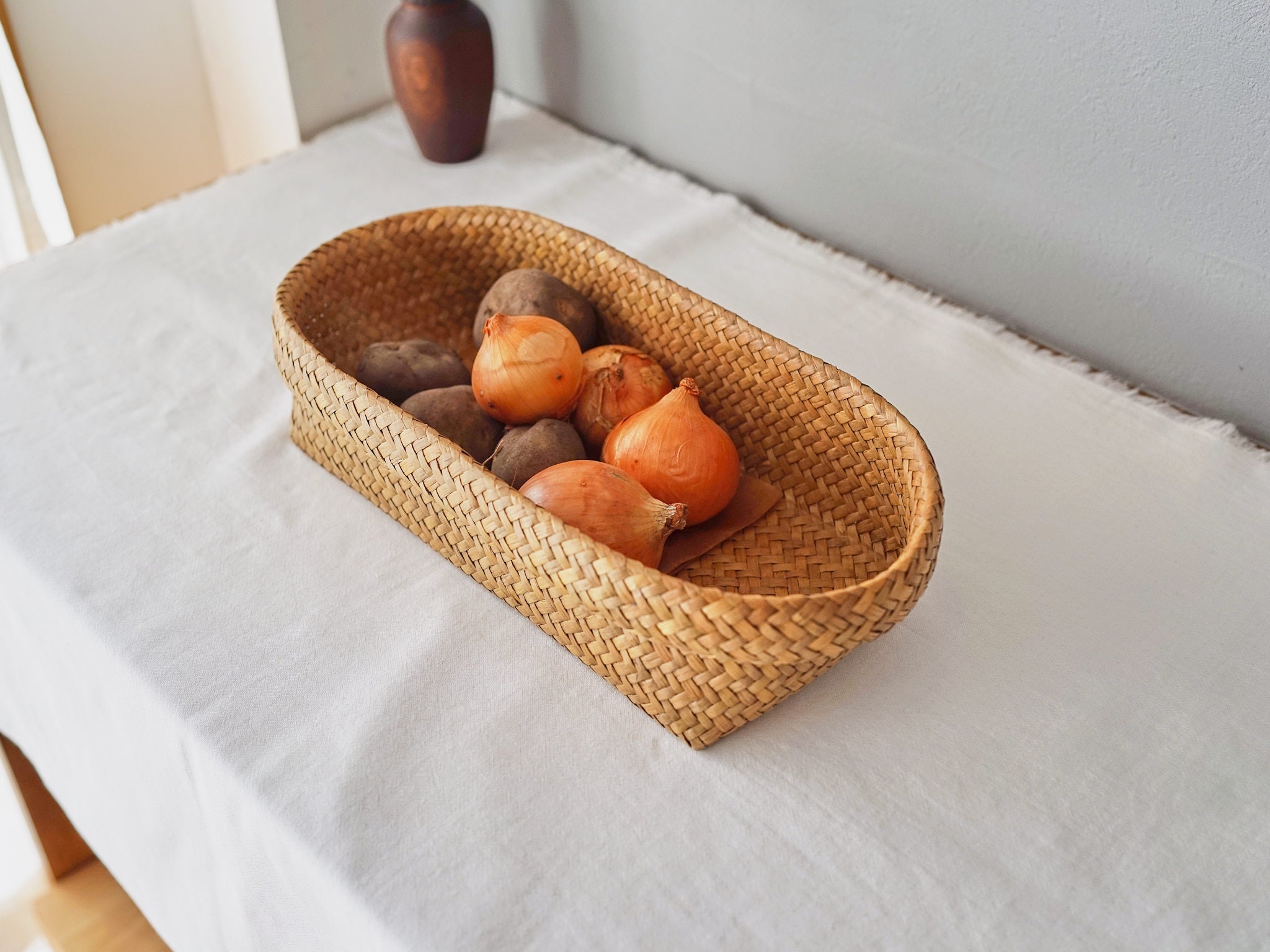 カチュー楕円整理かご すっきり収納｜市川籠店 – 市川籠店 | 1basketry