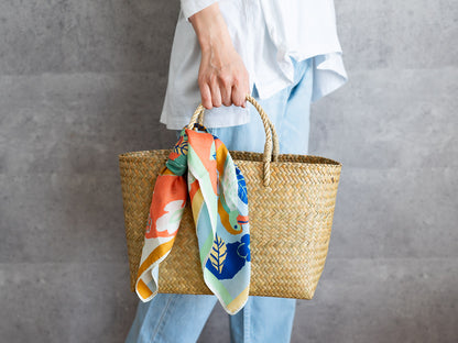 Slim Oval Basket Bag / Krajood Grass / THA 3115134