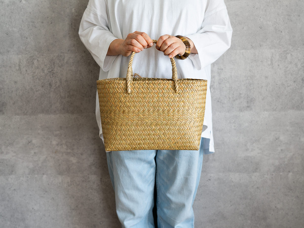 Slim Oval Basket Bag / Krajood Grass / THA 3115134