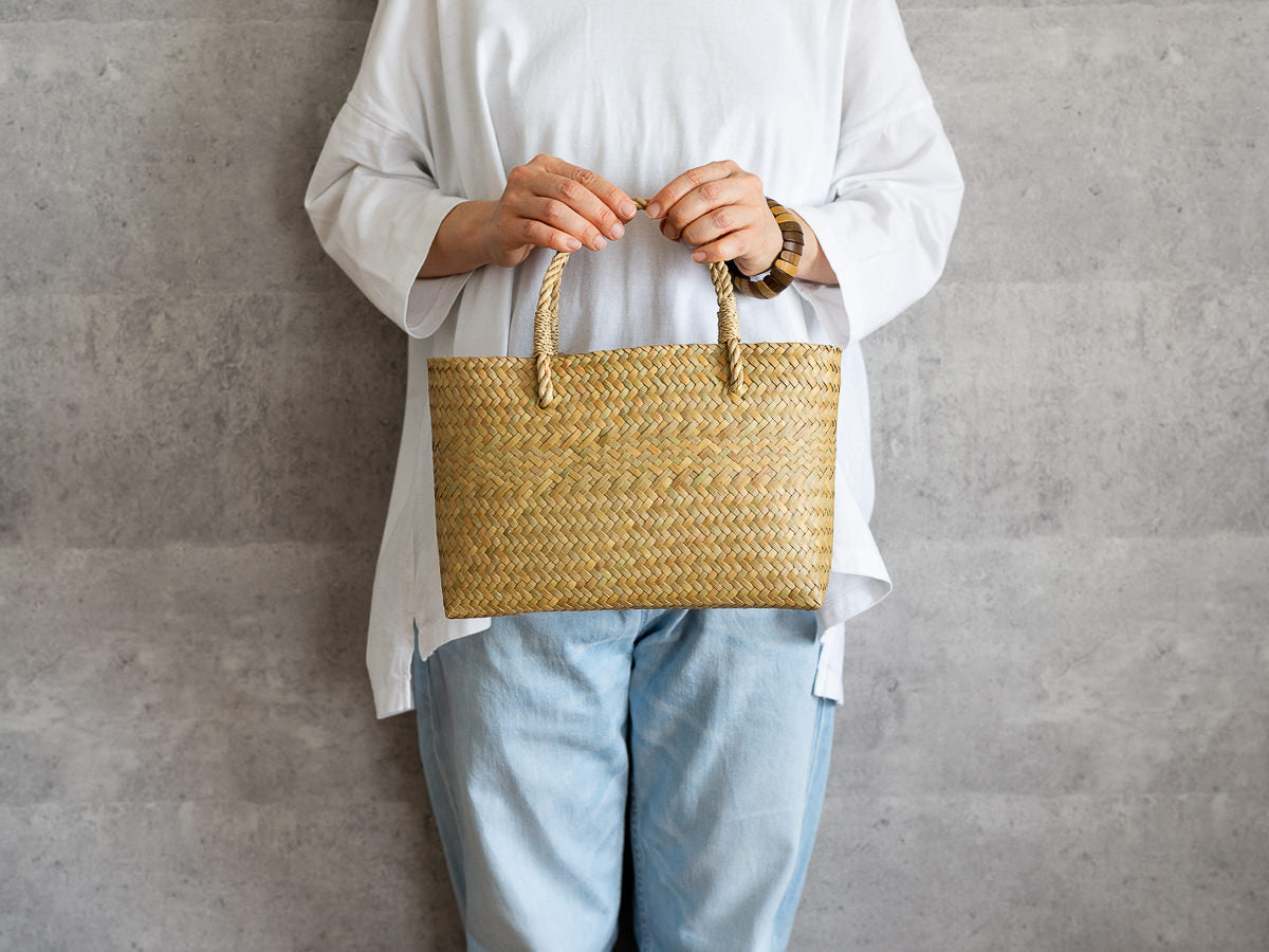軽やかに持てる楕円かごバッグ – 市川籠店 | 1basketry