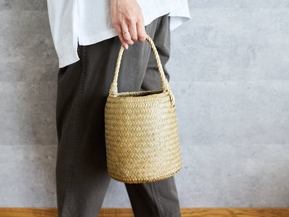 Double-Woven One-Handle Basket Bag / Krajood Grass / THA 3115136-1
