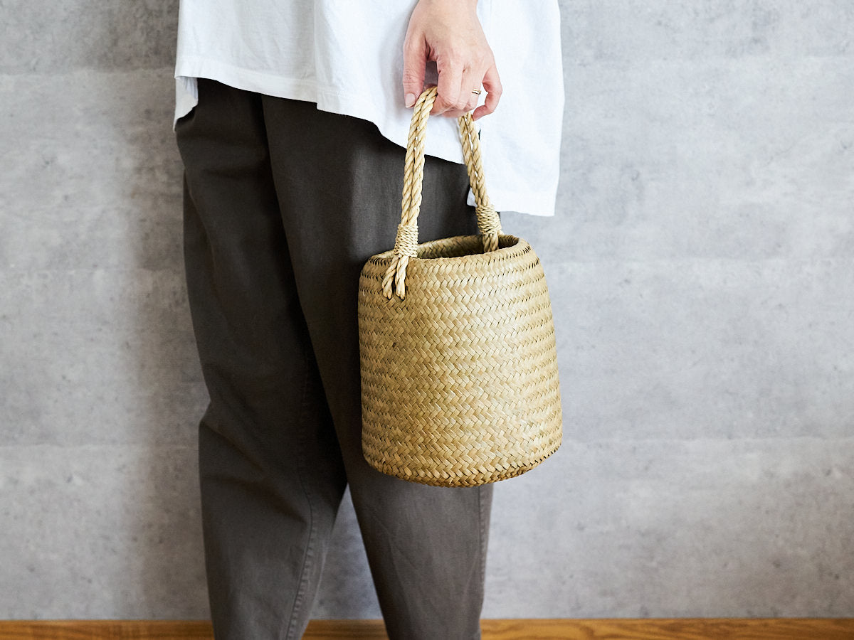 Double-Woven One-Handle Basket Bag / Krajood Grass / THA 3115136-1