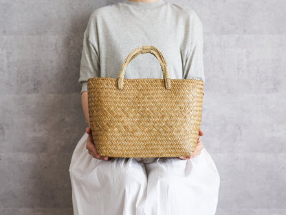 Basket Bag with Bundled Handles / Krajood Grass / THA 3115139