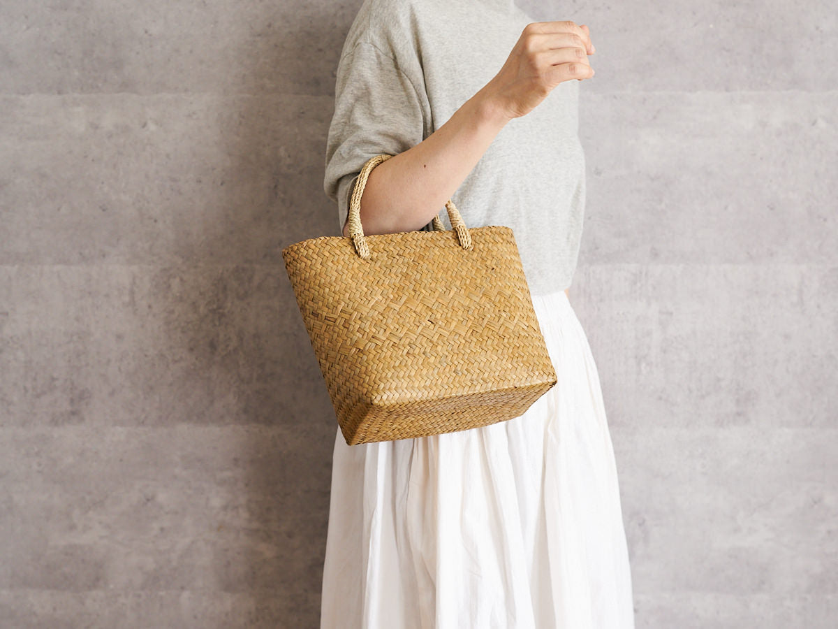 Basket Bag with Bundled Handles / Krajood Grass / THA 3115139