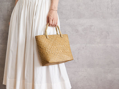 Basket Bag with Bundled Handles / Krajood Grass / THA 3115139