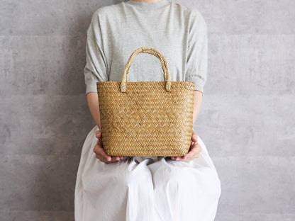 Basket Bag with Bundled Handles / Krajood Grass / THA 3115139