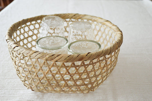 Washing beans basket S, M, L / Shino bamboo / Miyagi-JPN 330106