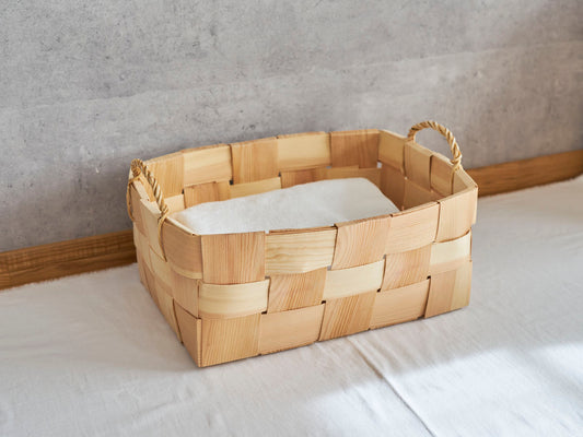 Laundry basket S, M / Pine / EST 330722