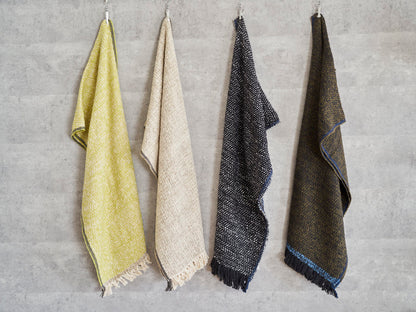 インド/コットン　ガラ紡　ミディアムストール　Regular-Sand　330930-1