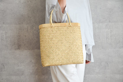 Tall handbag finest / Suzu bamboo / Iwate-JPN 450802-1