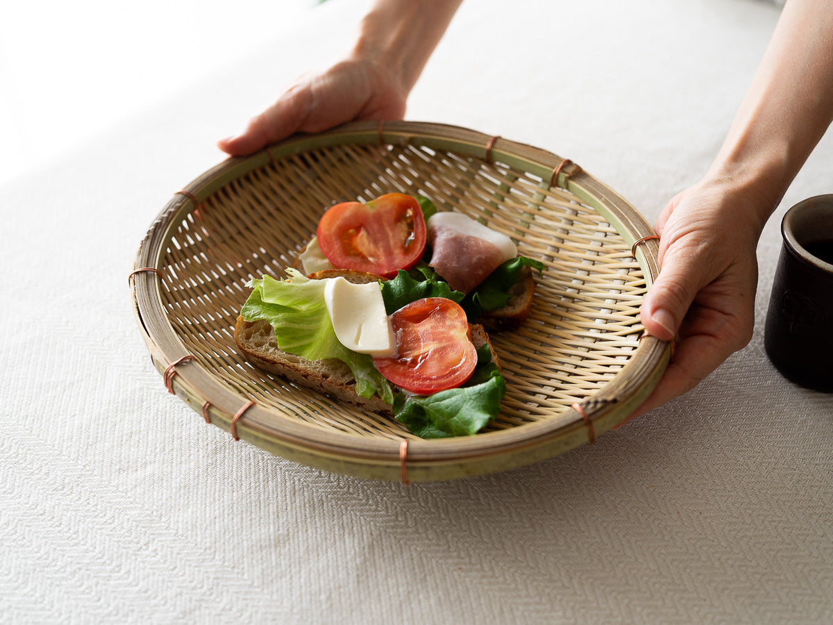 Oval Colander / Hachiku Bamboo / Aichi-JPN 630106