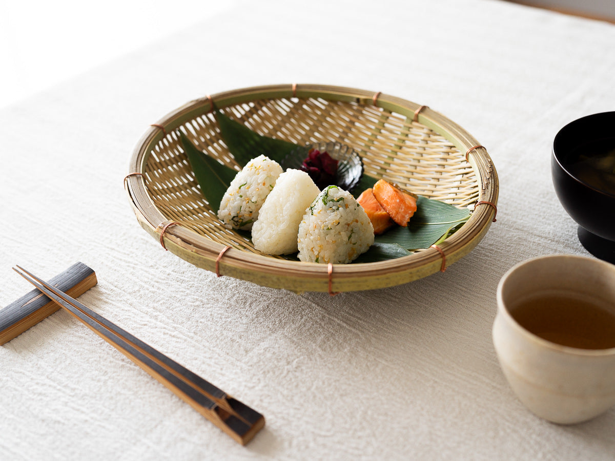 Oval Colander / Hachiku Bamboo / Aichi-JPN 630106