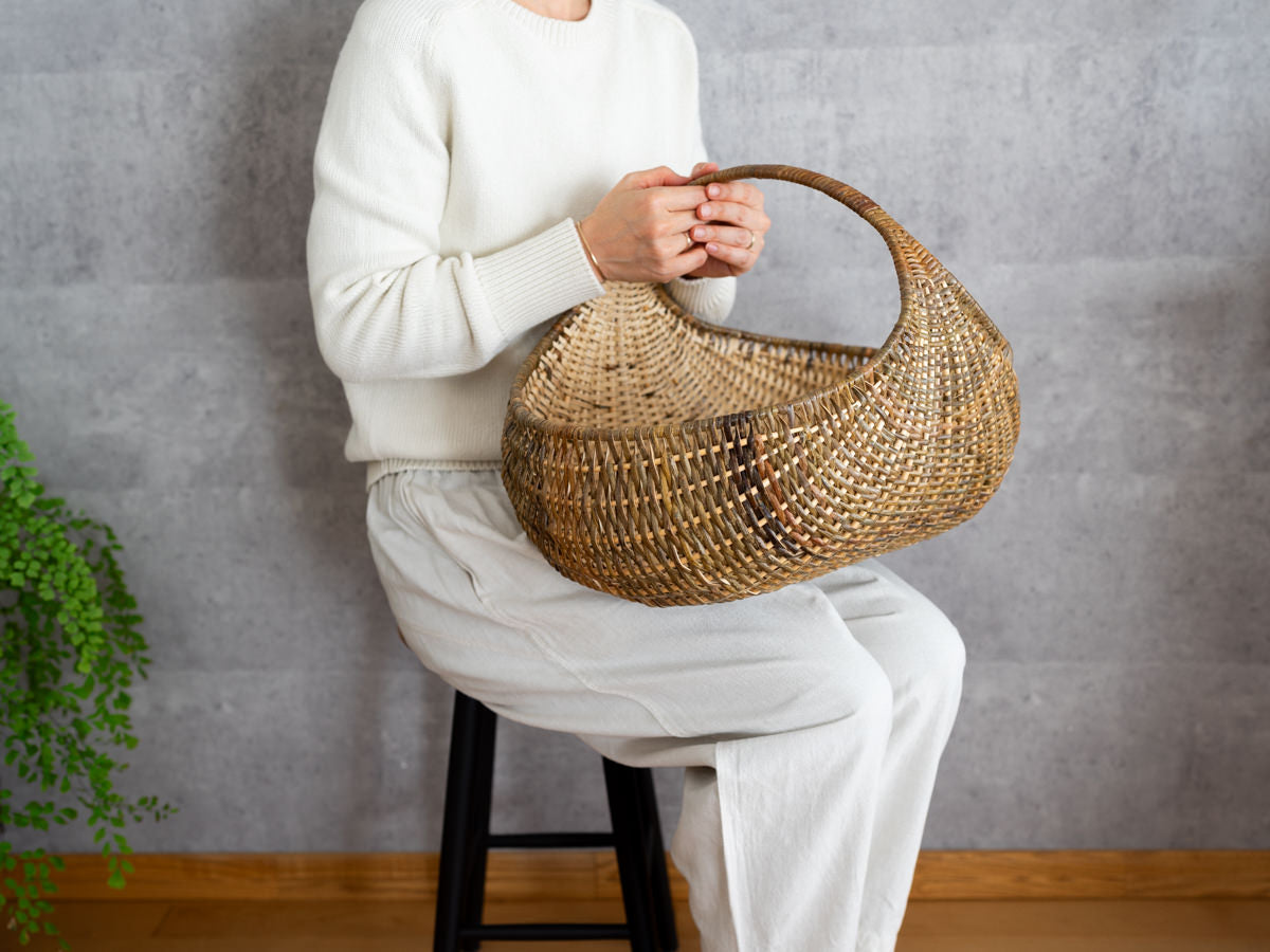 Shopping Basket “Gondola” / Willow × Hazel / DEU 640203