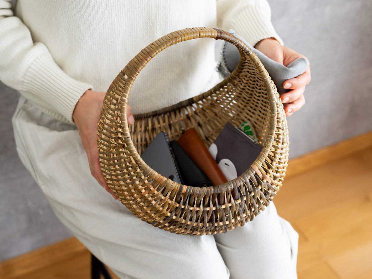 Shopping Basket “Gondola” / Willow × Hazel / DEU 640203