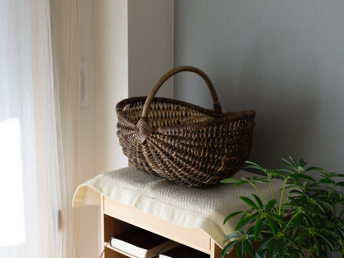 Shopping Basket Mini Oval / Willow, Hazel / DEU 640207-1