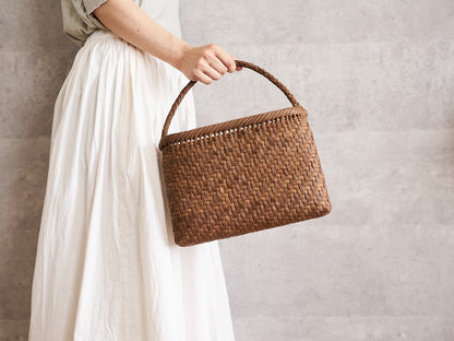 One-Handle Basket Bag / Grapevine / Fukushima-JPN 721101-1