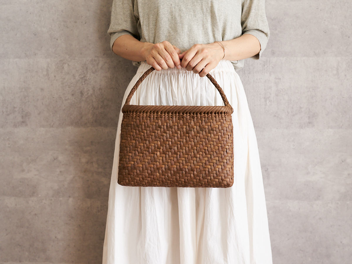 One-Handle Basket Bag / Grapevine / Fukushima-JPN 721101-1