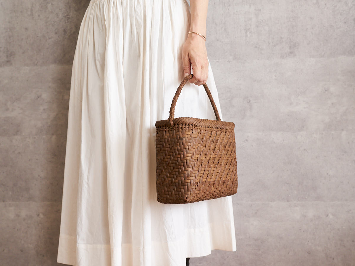 One-Handle Basket Bag / Grapevine / Fukushima-JPN 721101-1