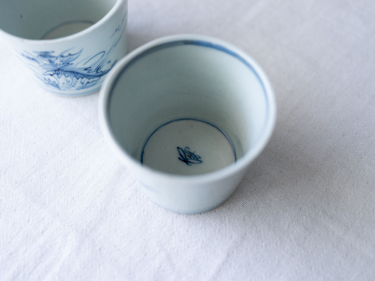 古物/そば猪口　薊文-あざみもん-　750431-1