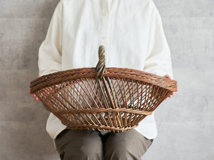 Basket “Bouyricou” / Willow / FRA　1513022