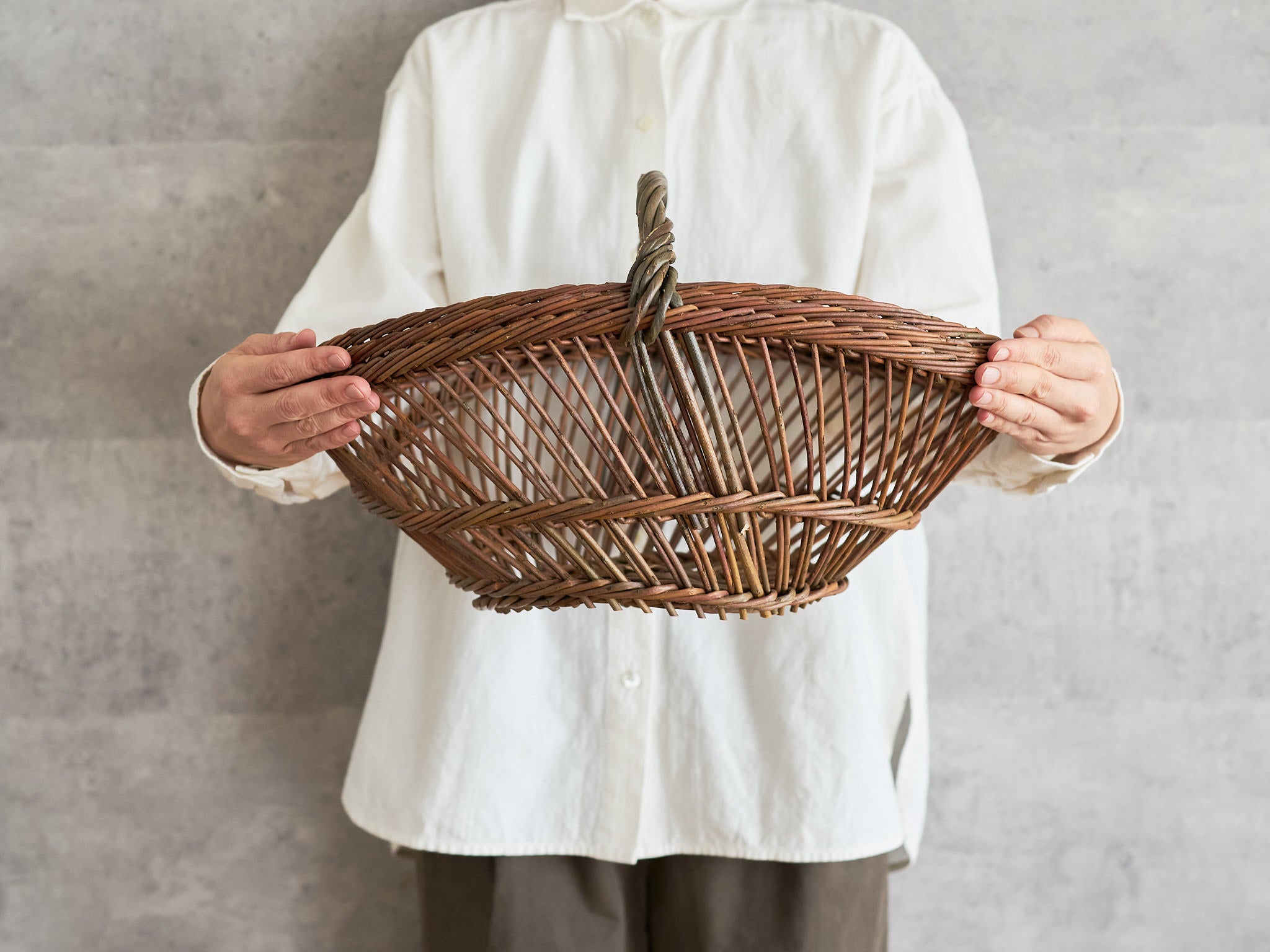 やなぎのすかし編みかご ブイリク – 市川籠店 | 1basketry