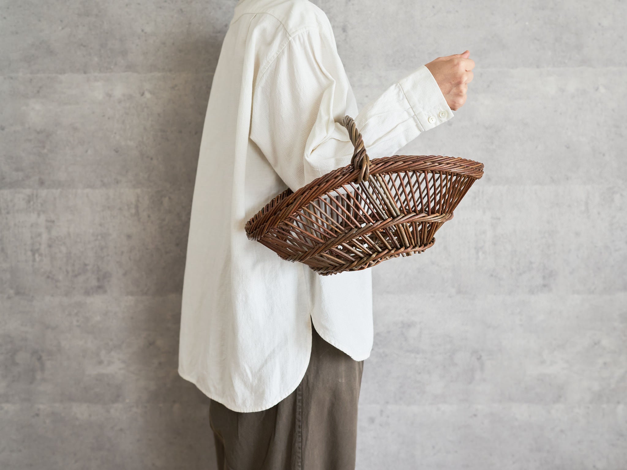 やなぎのすかし編みかご ブイリク – 市川籠店 | 1basketry
