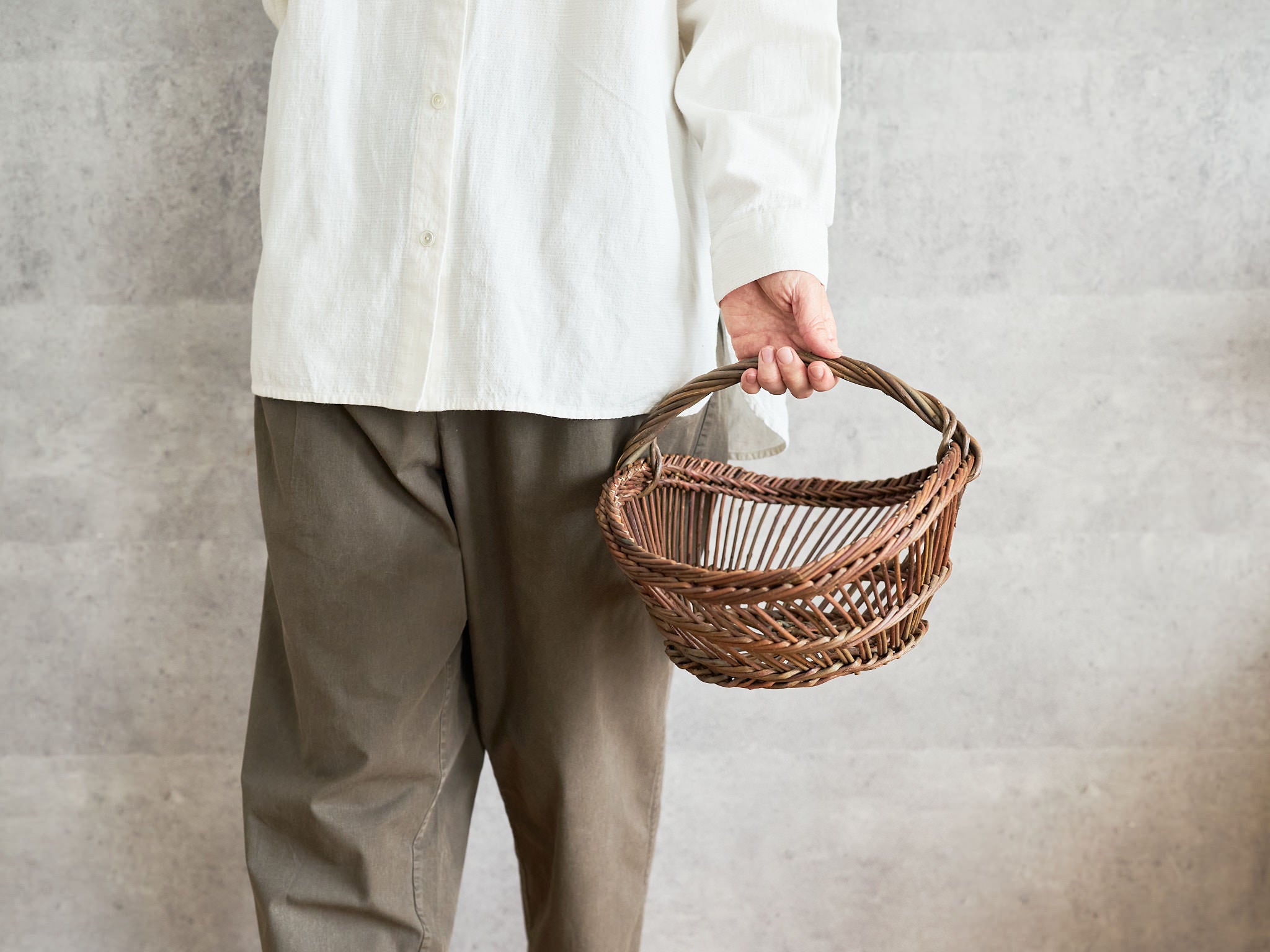 やなぎのすかし編みかご ブイリク – 市川籠店 | 1basketry