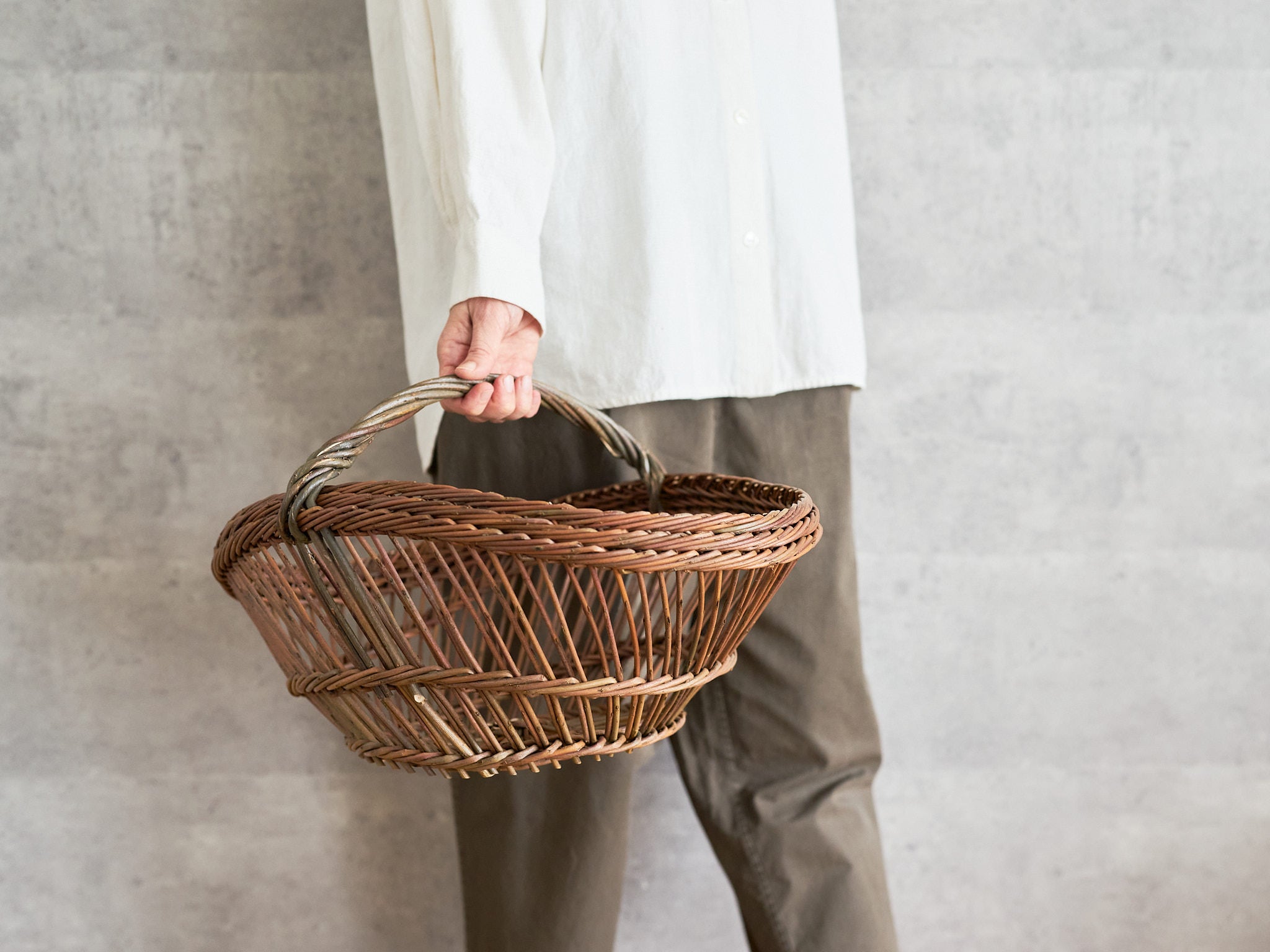 やなぎのすかし編みかご ブイリク – 市川籠店 | 1basketry