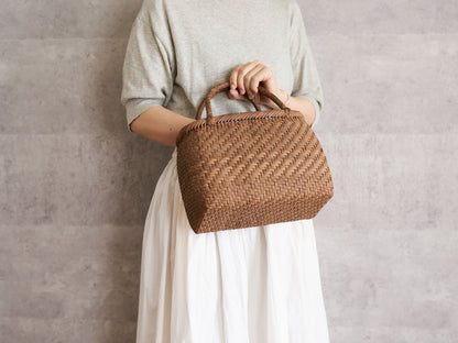 Basket Bag “Plump” Small / Grapevine / Fukushima-JPN 721101-3