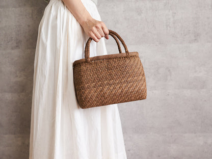 Basket Bag “Plump” Small / Grapevine / Fukushima-JPN 721101-3