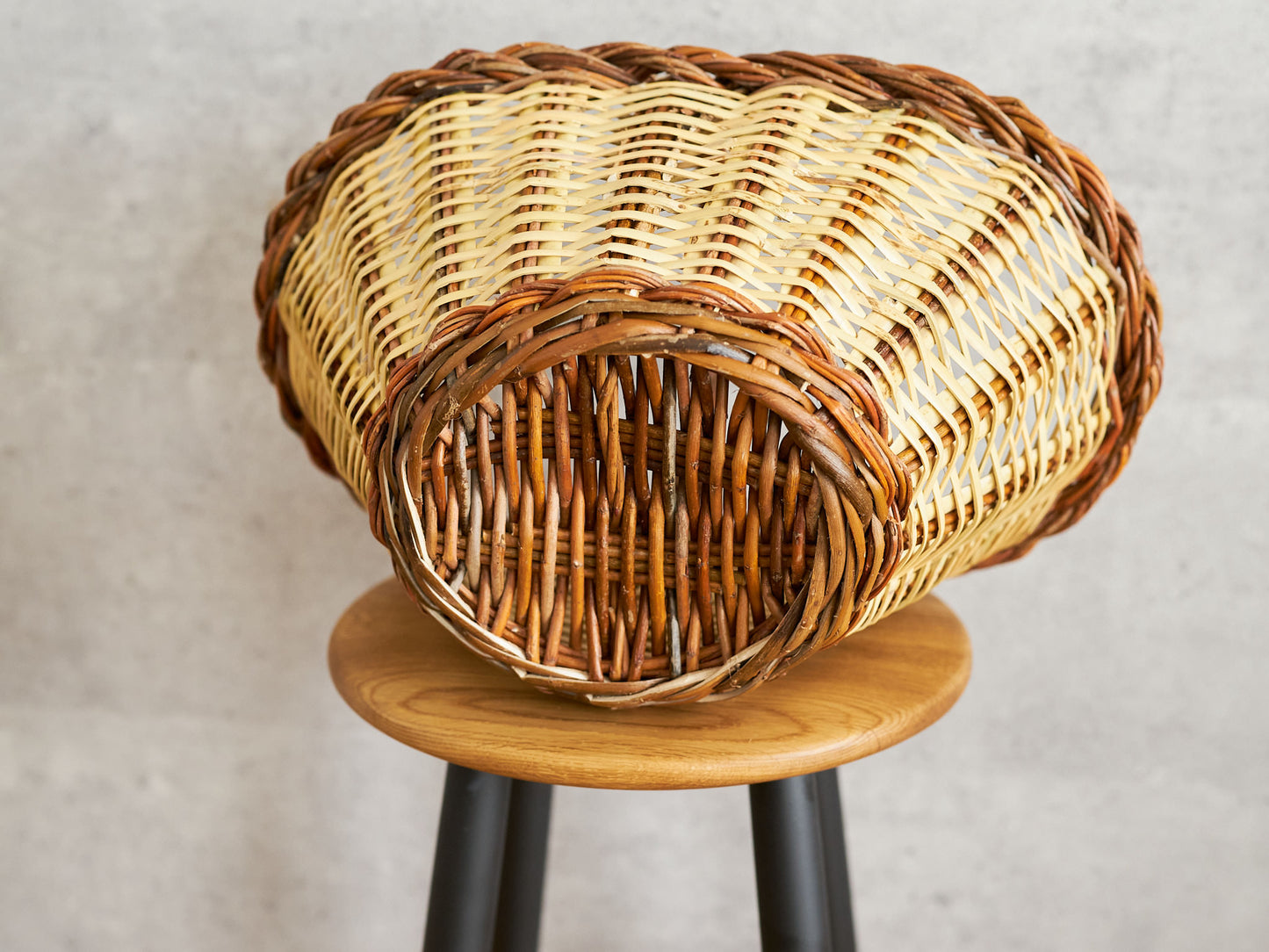 Oval Basket One Handle / Willow × Caña / ESP 610601-1