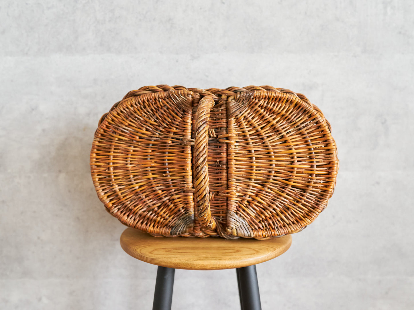 Picnic Basket with Lid / Willow × Caña / ESP 610602-1
