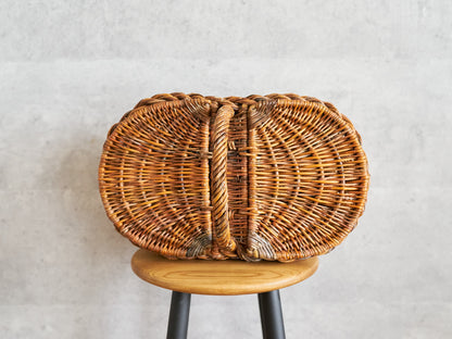 Picnic Basket with Lid / Willow × Caña / ESP 610602-1