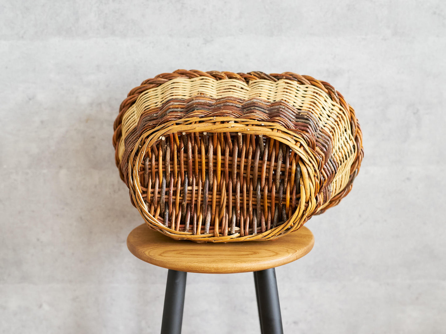 Picnic Basket with Lid / Willow × Caña / ESP 610602-1