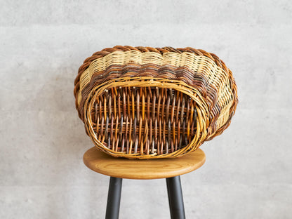 Picnic Basket with Lid / Willow × Caña / ESP 610602-1
