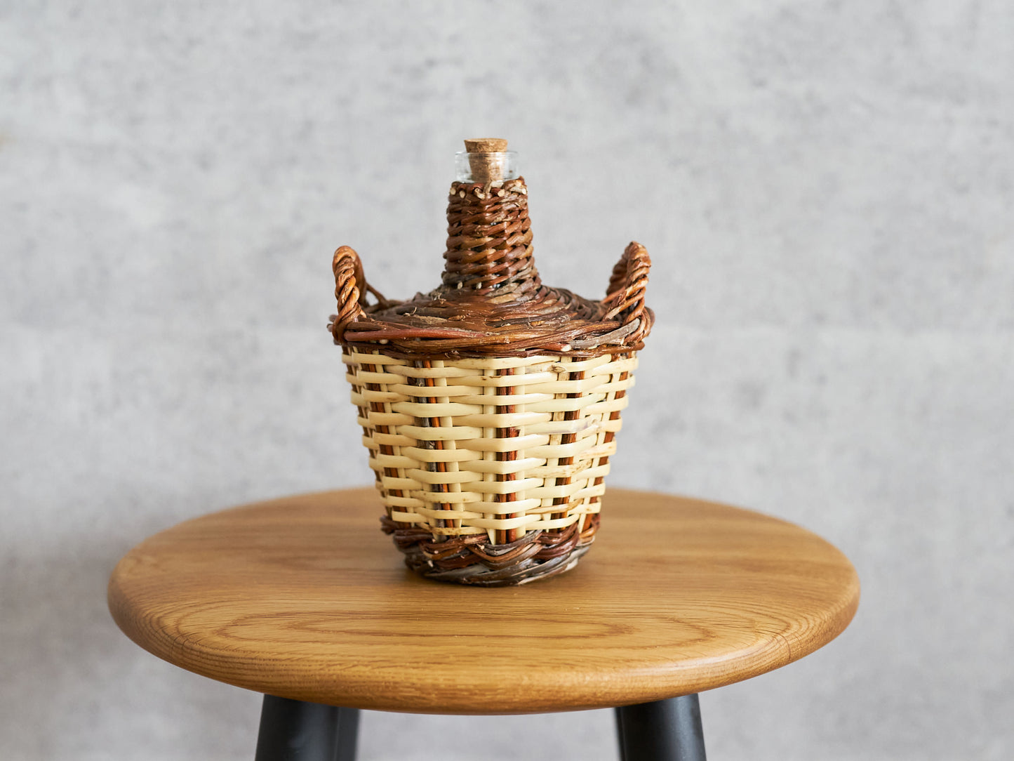 Bottle Basket Mini / Willow × Caña / ESP 610603-1