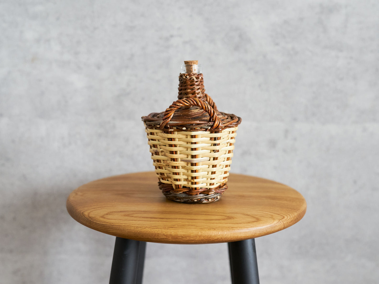 Bottle Basket Mini / Willow × Caña / ESP 610603-1