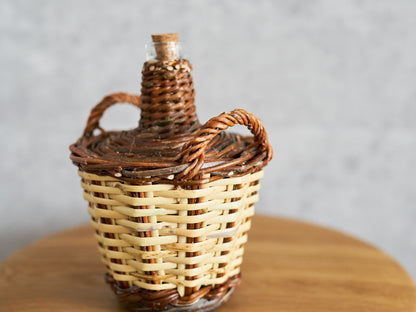 Bottle Basket Mini / Willow × Caña / ESP 610603-1
